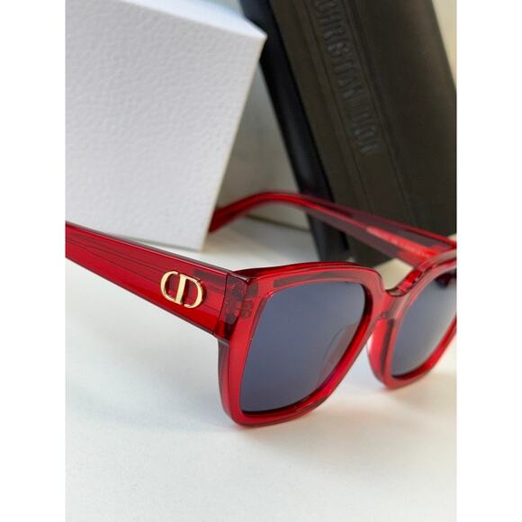 NEW Dior DiorGlow S1I Cat Eye Sunglasses in Red